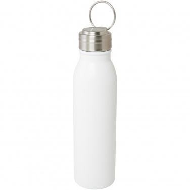 Logotrade corporate gift picture of: Harper 700 ml RCS certified stainless steel water bottle with metal loop