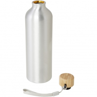Logotrade promotional giveaway image of: Malpeza 770 ml RCS certified recycled aluminium water bottle