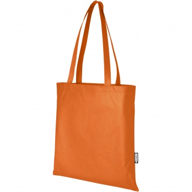Logo trade promotional products image of: Zeus GRS recycled non-woven convention tote bag 6L