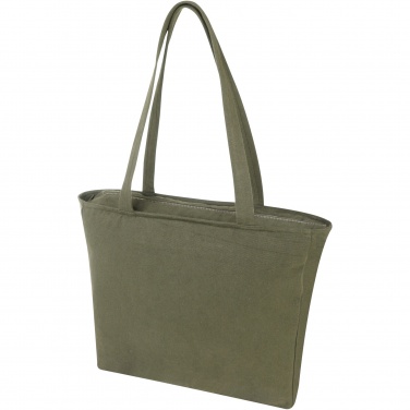 Logo trade promotional products picture of: Weekender 500 g/m² Aware™ recycled tote bag