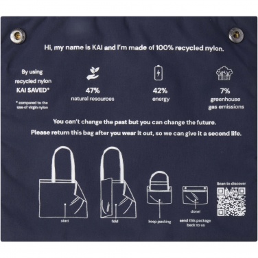 Logotrade promotional items photo of: Kai GRS recycled circular tote bag