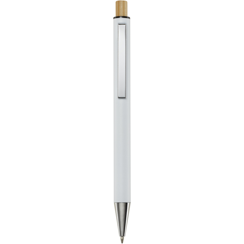 Logotrade promotional products photo of: Cyrus recycled aluminium ballpoint pen (black ink)