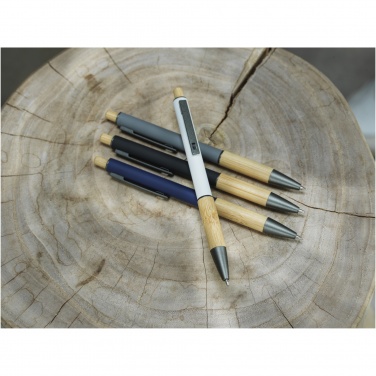 Logo trade business gifts image of: Darius recycled aluminium ballpoint pen