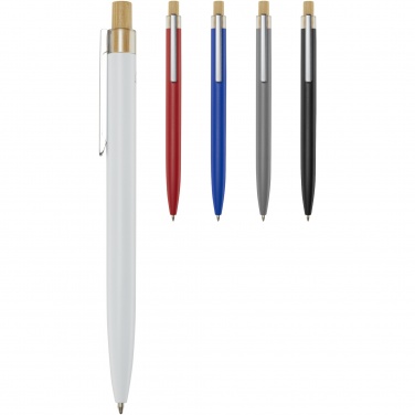 Logotrade promotional product picture of: Nooshin recycled aluminium ballpoint pen  (blue ink)