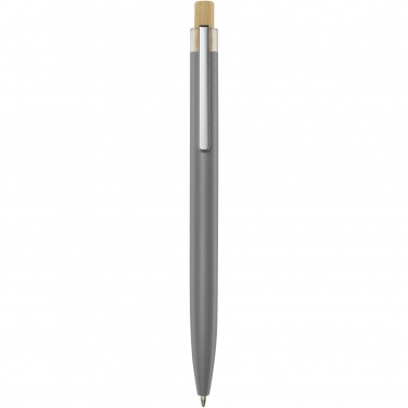 Logo trade promotional merchandise photo of: Nooshin recycled aluminium ballpoint pen  (blue ink)
