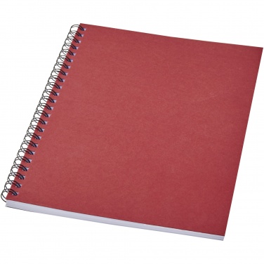 Logo trade promotional merchandise picture of: Desk-Mate® A5 colour spiral notebook