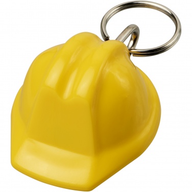 Logotrade promotional product picture of: Kolt hard hat-shaped recycled keychain