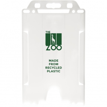 Logo trade corporate gifts picture of: Pierre recycled plastic card holder 