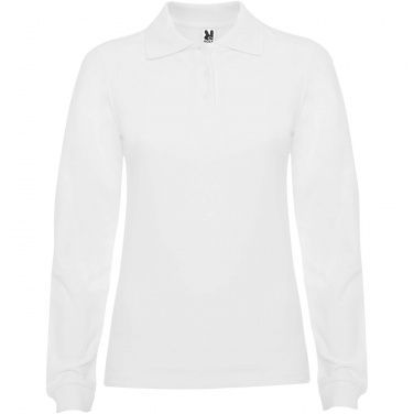 Logo trade advertising products image of: Estrella long sleeve women's polo