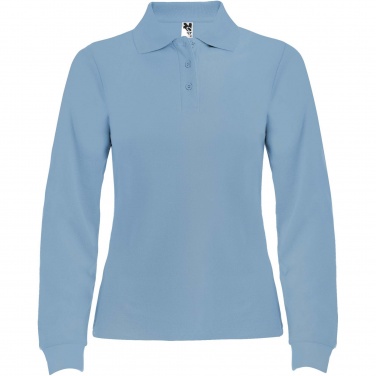 Logo trade corporate gifts picture of: Estrella long sleeve women's polo