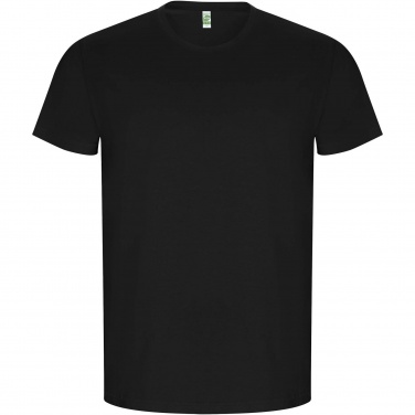 Logo trade corporate gifts image of: Golden short sleeve men's t-shirt