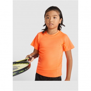 Logo trade promotional giveaways picture of: Montecarlo short sleeve kids sports t-shirt