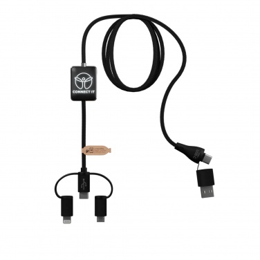 Logotrade promotional item image of: SCX.design C48 CarPlay 5-in-1 charging cable 