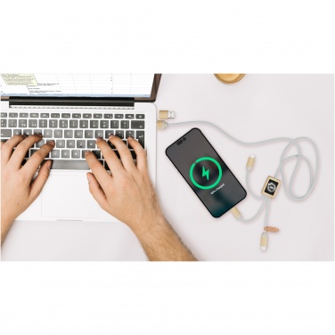 Logo trade promotional products image of: SCX.design C49 5-in-1 charging cable