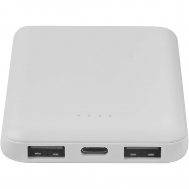 Logo trade advertising products picture of: Asama 5000 mAh Type-C recycled plastic power bank