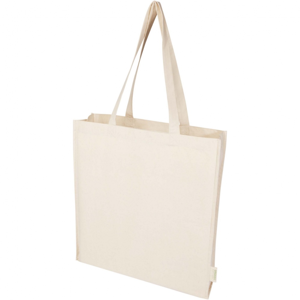 Logotrade promotional merchandise image of: Orissa 180 g/m² organic full gusset tote bag 14L