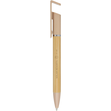 Logo trade promotional products image of: Delfina phone holder pen
