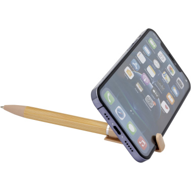 Logo trade corporate gifts image of: Delfina phone holder pen