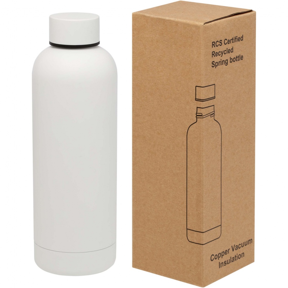 Logotrade advertising product picture of: Spring 500 ml RCS certified recycled stainless steel copper vacuum insulated bottle