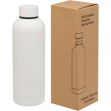 Logo trade advertising product photo of: Spring 500 ml RCS certified recycled stainless steel copper vacuum insulated bottle