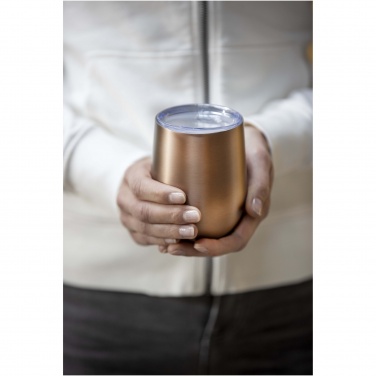 Logo trade promotional item photo of: Corzo 350 ml RCS certified recycled stainless steel copper vacuum insulated cup