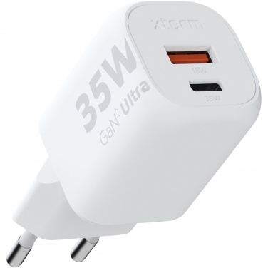 Logotrade promotional product picture of: Xtorm XEC035 GaN² Ultra 35W wall charger