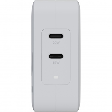 Logo trade corporate gift photo of: Xtorm XVC2067 GaN Ultra 67W travel charger with 100W USB-C PD cable