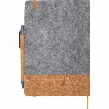 Logo trade promotional gifts image of: Veronica A5 hard cover notebook