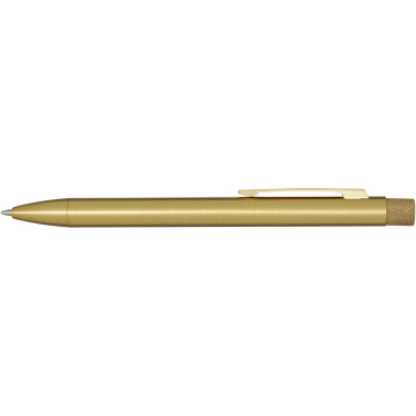 Logo trade promotional gifts image of: Beatriz recycled brass ballpoint pen