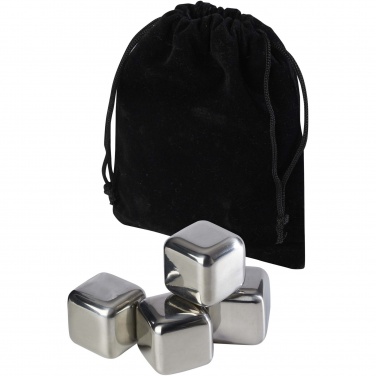 Logotrade advertising products photo of: Froz stainless steel ice cubes set