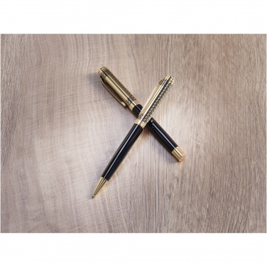 Logo trade promotional gifts picture of: Legato ballpoint and rollerball pen set