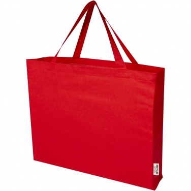 Logo trade promotional products image of: Odessa 220 g/m² GRS recycled cotton large tote bag