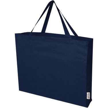 Logo trade business gift photo of: Odessa 220 g/m² GRS recycled cotton large tote bag