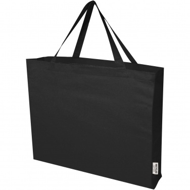 Logo trade business gift photo of: Odessa 220 g/m² GRS recycled cotton large tote bag