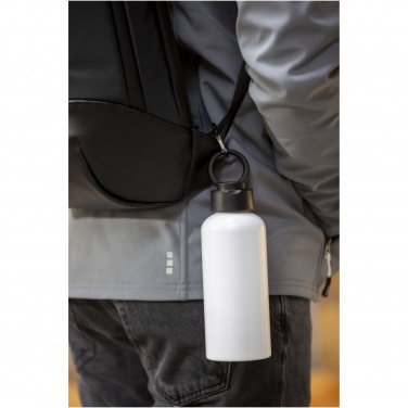Logo trade advertising products image of: Trinity 600 ml RCS certified recycled aluminium water bottle with RPET lid