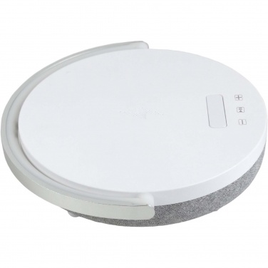 Logotrade corporate gift image of: Prixton 4-in-1 10W Bluetooth® speaker with LED light and wireless charging base
