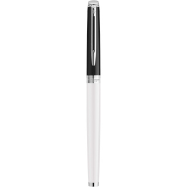 Logotrade promotional gift picture of: Hemisphere colour blocking fountain pen with palladium trim