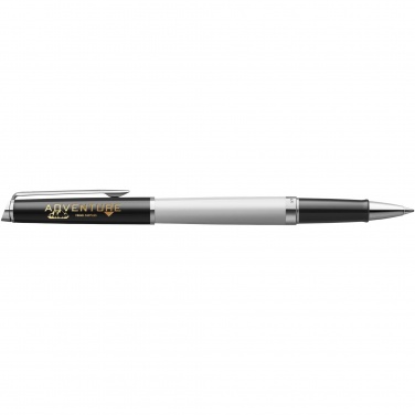 Logo trade promotional products picture of: Hemisphere colour blocking rollerball pen with palladium trim