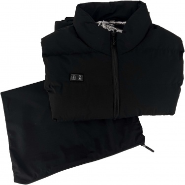 Logo trade advertising products image of: SCX.design G01 heated bodywarmer with power bank
