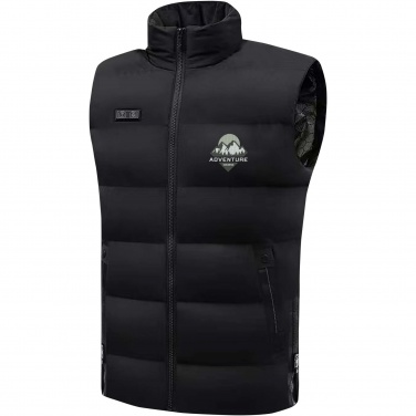 Logo trade advertising products image of: SCX.design G01 heated bodywarmer with power bank