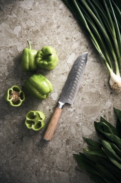 Logo trade advertising products picture of: VINGA Hattasan Damascus Santoku knife