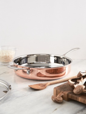 Logo trade promotional giveaways image of: VINGA Baron copper sauté pan
