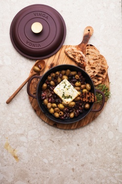 Logo trade promotional merchandise image of: VINGA Monte enameled cast iron sauté pan