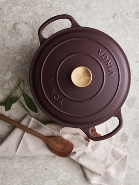 Logo trade advertising products picture of: VINGA Monte enameled cast iron pot 5.5L