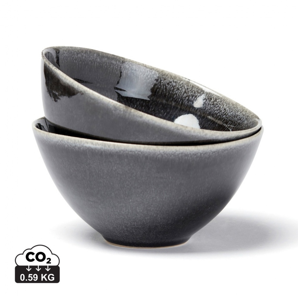 Logo trade corporate gift photo of: VINGA Nomimono bowl 15,5 cm, 2 pcs set