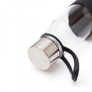Logotrade promotional product picture of: VINGA Lean Glass Water Bottle