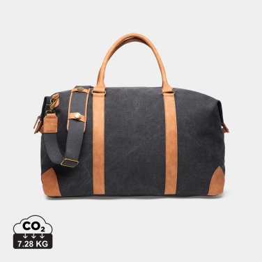 Logo trade promotional products image of: VINGA Bosler RCS recycled canvas weekend bag