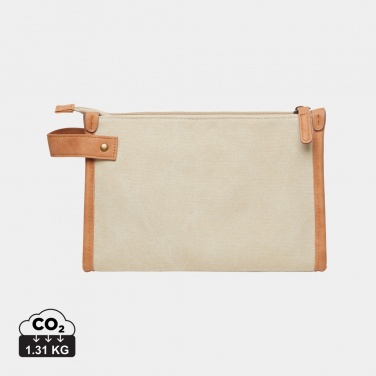 Logotrade promotional merchandise photo of: VINGA Bosler GRS recycled canvas toiletry bag