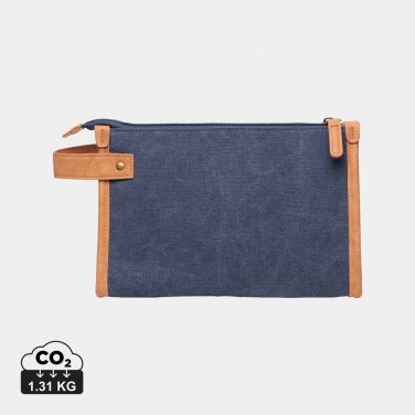 Logotrade promotional items photo of: VINGA Bosler GRS recycled canvas toiletry bag