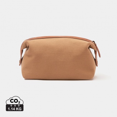 Logo trade promotional gifts picture of: VINGA Sloane toiletry bag RCS recycled polyester